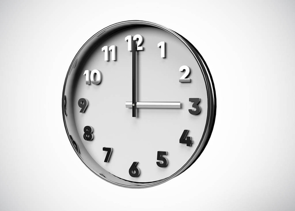 Clock,  Time concept  3D Render - Фото, изображение