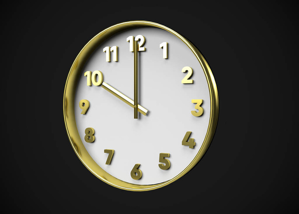 Clock,  Time concept  3D Render - Valokuva, kuva