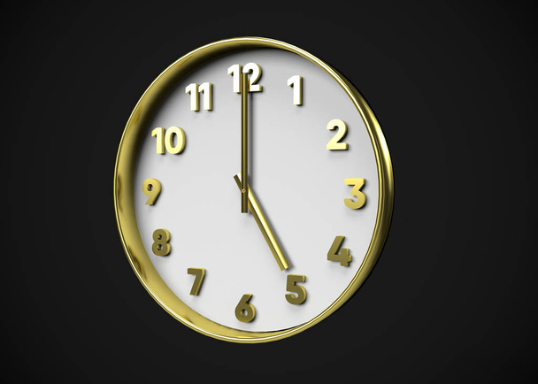Clock,  Time concept  3D Render - Foto, Bild