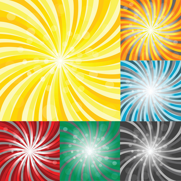 Set de explosiones de sol
 - Foto, imagen