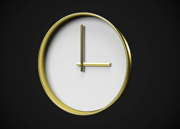Clock,  Time concept  3D Render - Фото, зображення