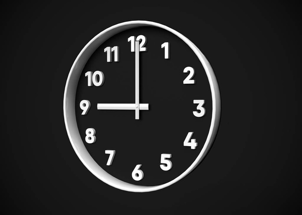 Horloge, Concept de temps 3D Render
 - Photo, image