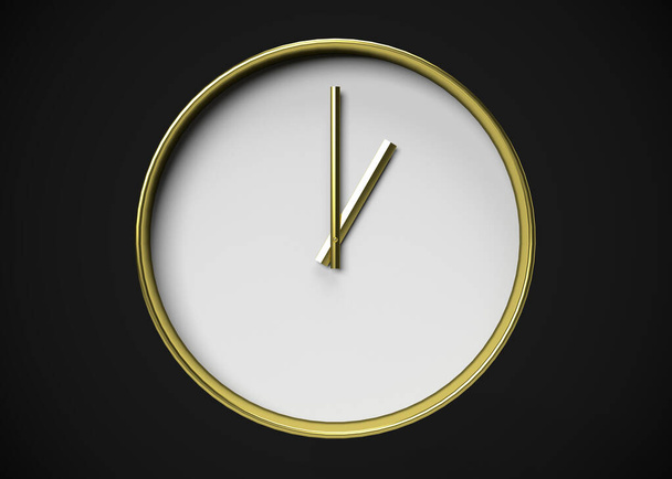 Clock,  Time concept  3D Render - Valokuva, kuva