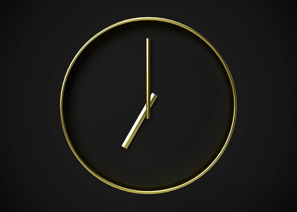 Clock,  Time concept  3D Render - Fotoğraf, Görsel