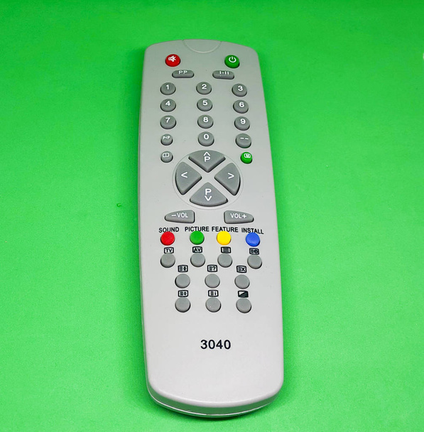 Diverse Televisie Controle, Kleurrijke achtergrond. - Foto, afbeelding