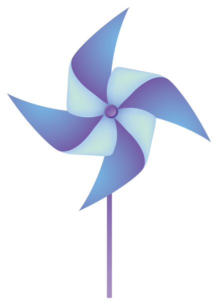 Blue windmill - Photo, Image