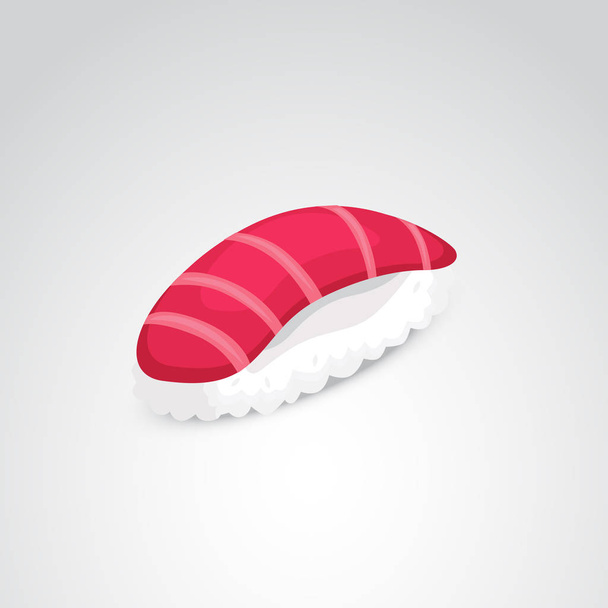 Sushi realistic vector icons on neutral background. - ベクター画像