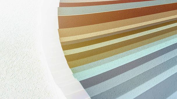 Sample Colors Catalog, Color wheel choosing paint tone - Fotografie, Obrázek
