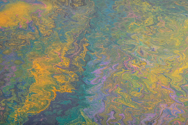 Fondo de color abstracto de pinturas líquidas de cerca - Foto, imagen