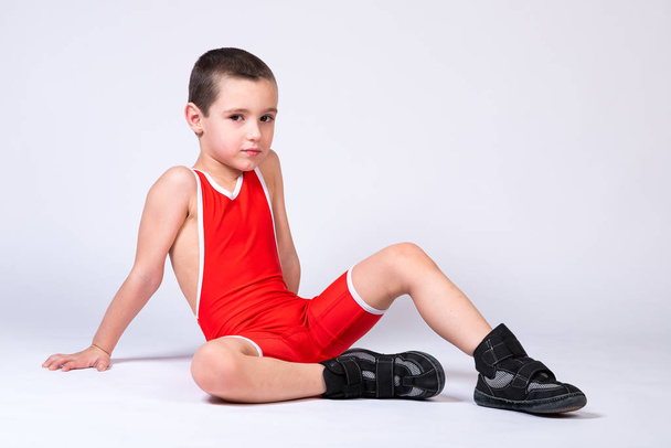  The concept of a little fighter athlete.  - Photo, Image