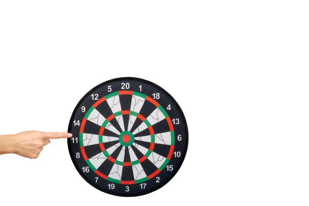 Darts target, dartboard template. Game and fun. - Foto, Imagem