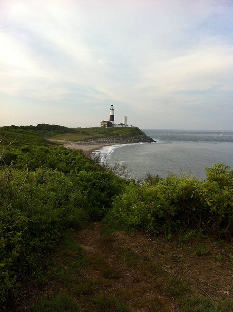 Bekijk op Montauk Lighthouse op Long Island - Foto, afbeelding