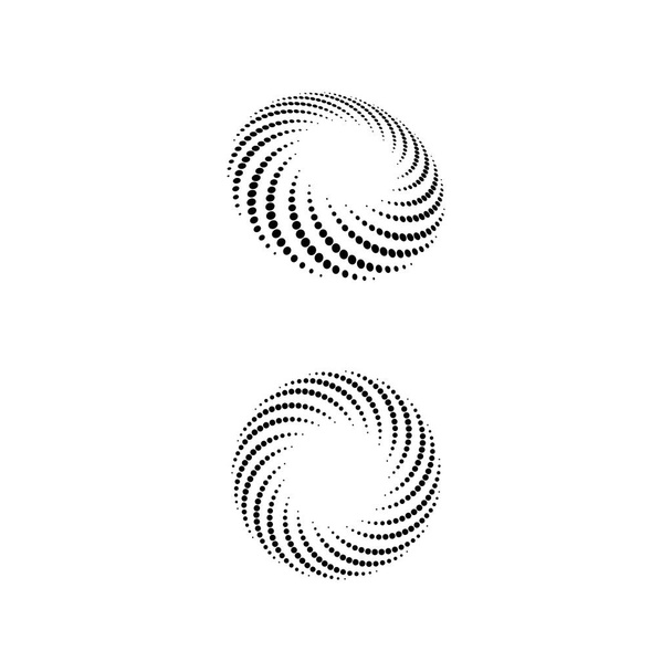 Логотип векторной иллюстрации вихря
 - Вектор,изображение