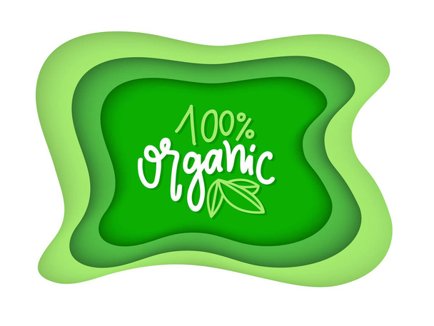 Logotipos Naturales de Alimentos con Flora de Hojas Vegetales
 - Vector, Imagen