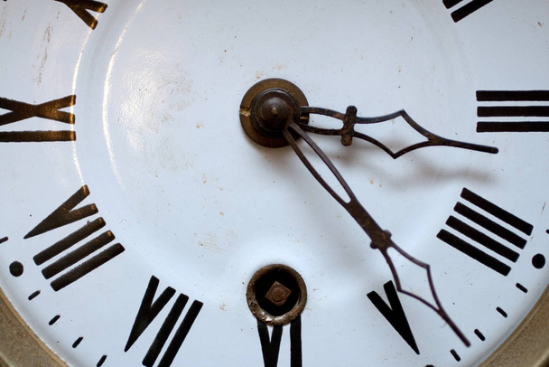 Close up shot of a wall clock - Photo, Image