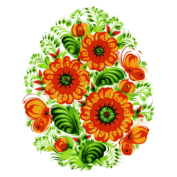 Květinové dekorativní ornament - Vektor, obrázek