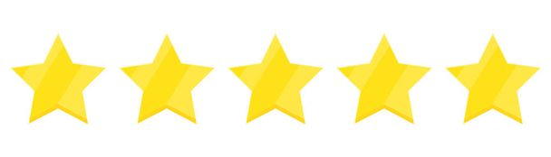 Icona di valutazione a cinque stelle - vettore
. - Vettoriali, immagini