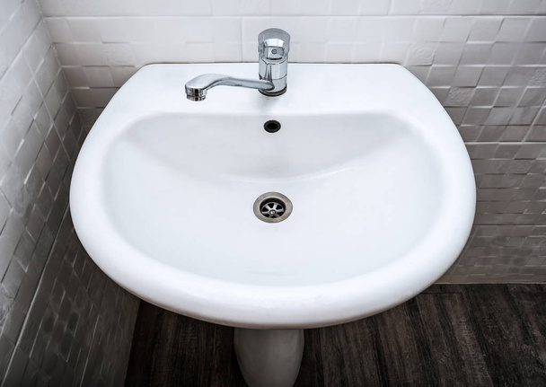new white wash basin - Fotoğraf, Görsel