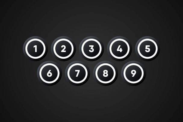 Bingo Bolas Vector Ilustración
 - Vector, Imagen