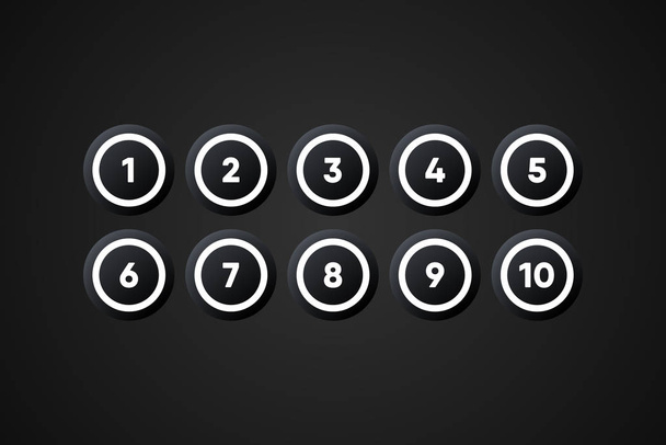 Bingo Balls Vector Illustration - Vector, imagen