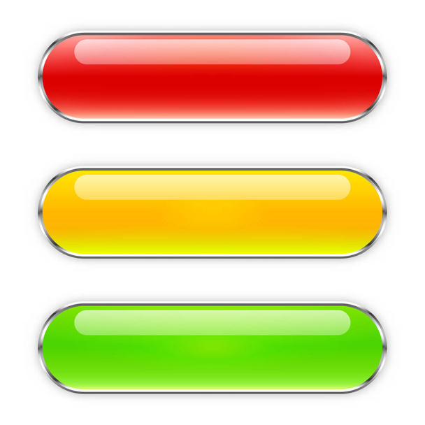 διανυσματικά κουμπιά γυαλιστερό - Διάνυσμα, εικόνα