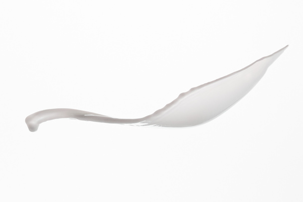 pure fresh white milk splash isolated on white - Valokuva, kuva