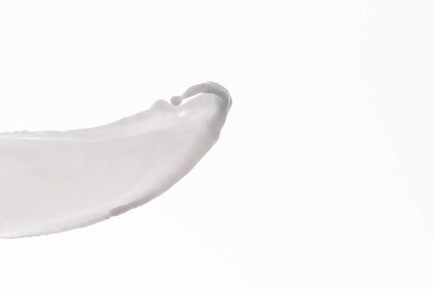 pure fresh white milk splash isolated on white - Valokuva, kuva
