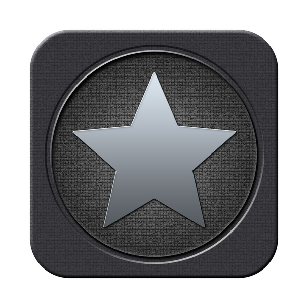 Star button - Foto, Imagem