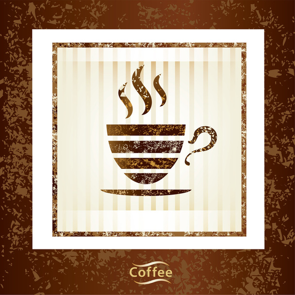 Kaffeetasse Vektor Hintergrund - Vektor, Bild