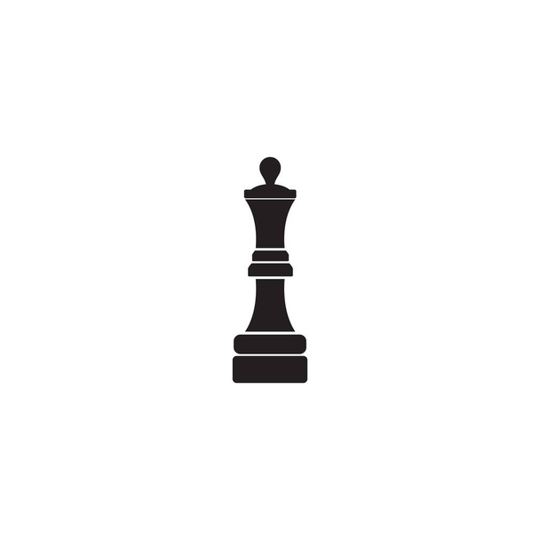 Chess sport logo diseño vector icono plantilla
 - Vector, Imagen