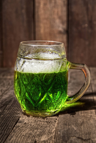 Green Beer Glass - Foto, Imagen