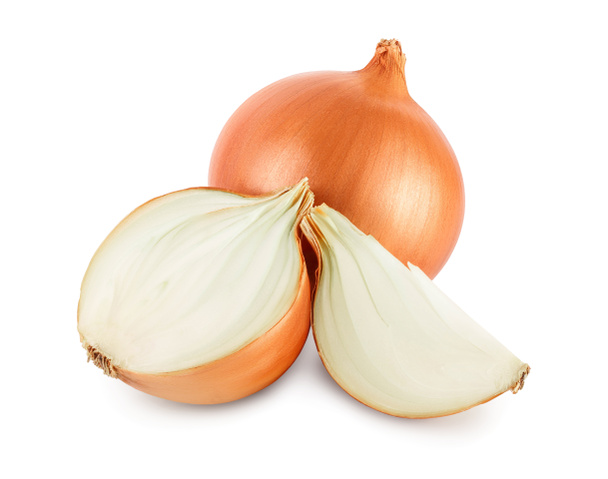 yellow onion isolated on white background close up - Photo, Image