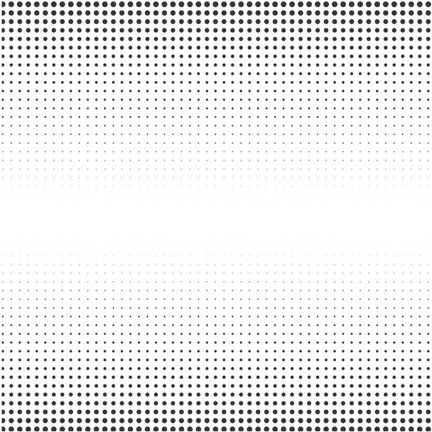 Zwarte stippen op de witte achtergrond - Vector, afbeelding