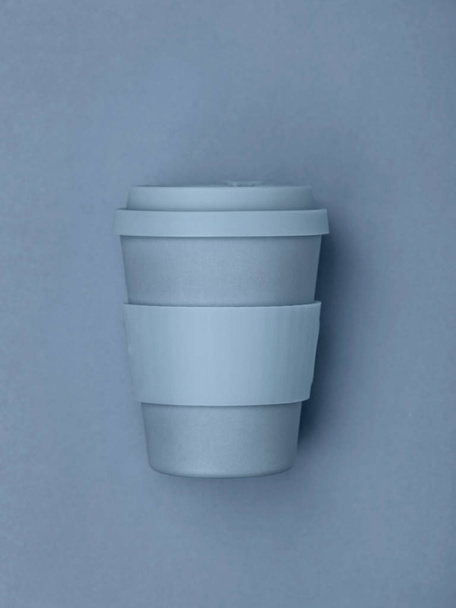 Safe ecological coffee cup. - Zdjęcie, obraz