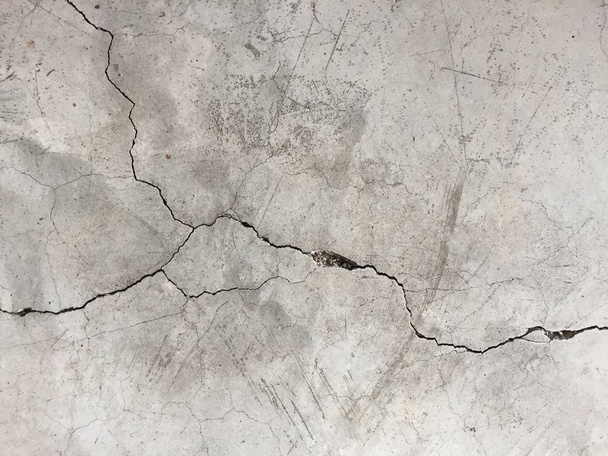 Beton auf dem Boden spalten - Foto, Bild