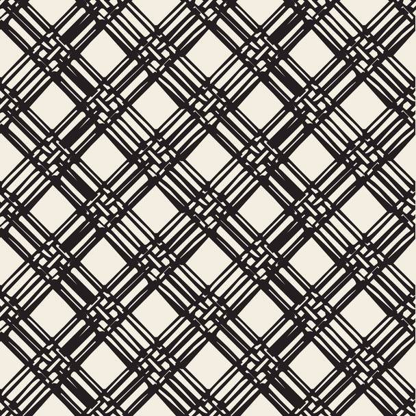  シームレスなモノクロの織りパターンの背景 - ベクター画像