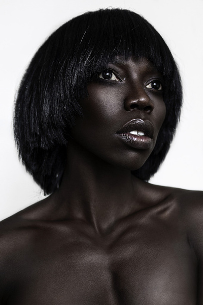 Modèle de mode africaine noire
 - Photo, image