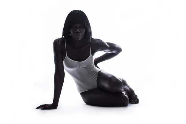 Black African fashion model - Фото, зображення
