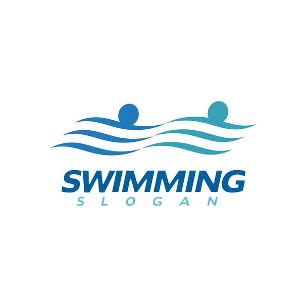 Schwimmen Vektor Illustration Symbol - Vektor, Bild