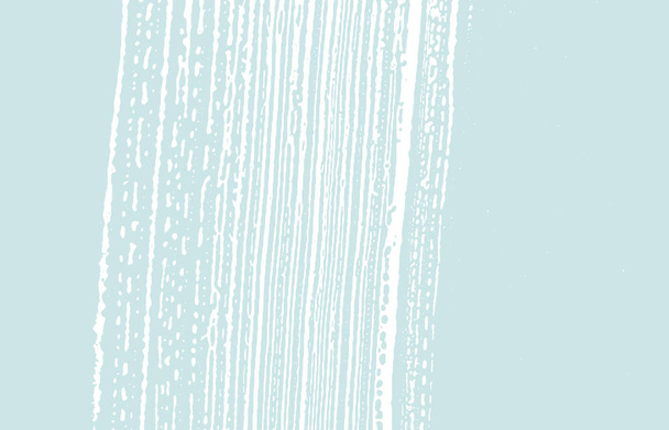 Grunge texture. Distress blue rough trace. Cool ba - Vector, Image