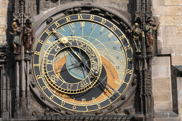 Prag'daki eski astronomik saat - Fotoğraf, Görsel