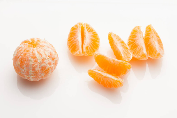 Tangerine orange-skinned sweet fruit of the citrus family. - Foto, immagini