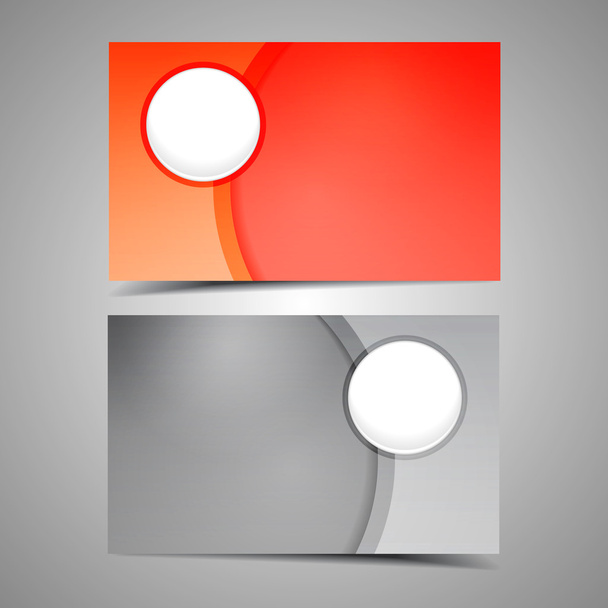 Modern business card templates - Vector, imagen