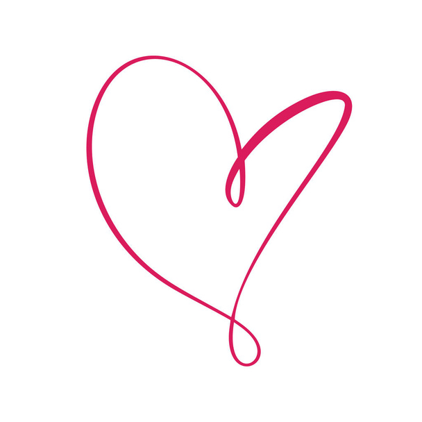 Signo de logotipo de amor corazón. Diseño florecer elemento para tarjeta de San Valentín. Ilustración vectorial. Una boda romántica. Plantilla para camiseta, banner, póster
 - Vector, imagen