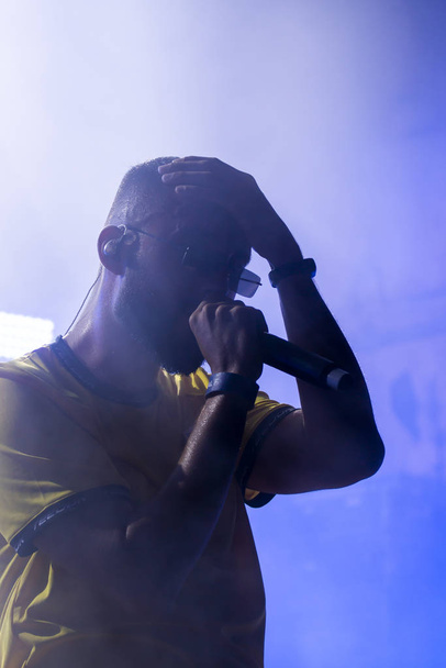 Rapper Mike El Nite performing on Music Festival - Foto, Imagem