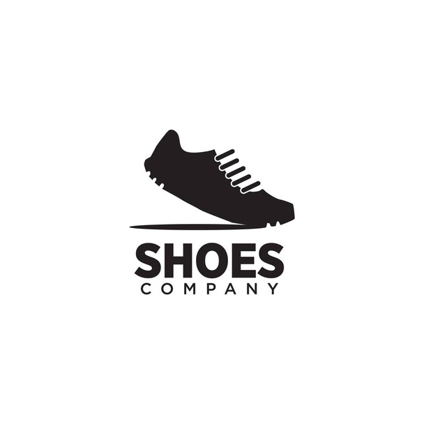 Man shoes logo design vector template - Vetor, Imagem