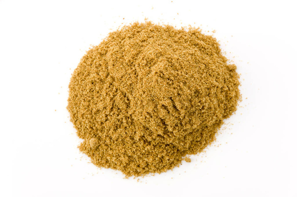 Ground Cumin Powder, isolated on a white background - Photo, Image