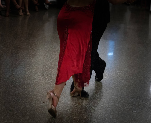 Detail der Tango-Schuhe - Foto, Bild