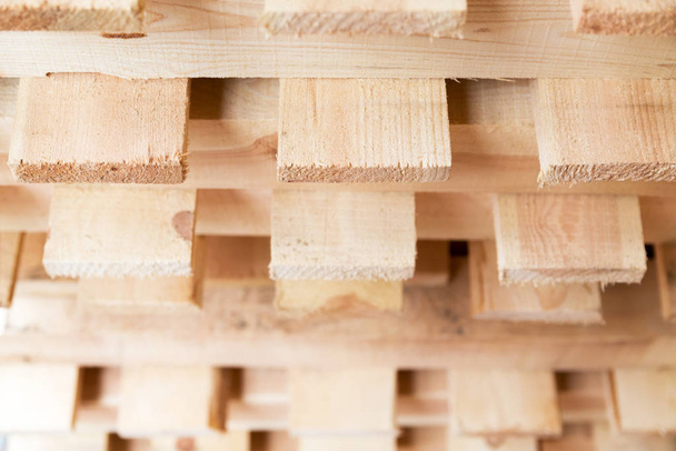 Close up backgroud van houten pallets - Foto, afbeelding