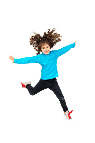 Jumping girl - Φωτογραφία, εικόνα